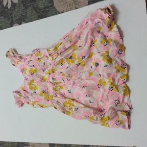 Carter's floral bow back dress